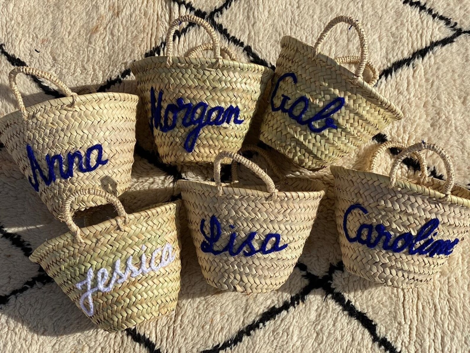 Wedding Gift Customized Straw Bags Personalized Bags Bride Etsy