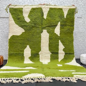 Handmade Moroccan Rug, Vintage Carpet, Bohemian Decor, Ethnic Motifs, Traditional Patterns