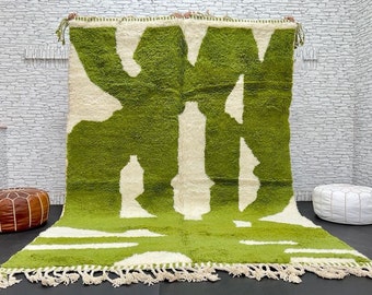 Handmade Moroccan Rug, Vintage Carpet, Bohemian Decor, Ethnic Motifs, Traditional Patterns