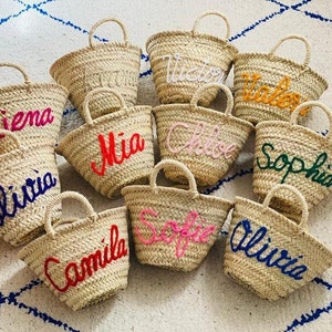 Wedding gift Customized straw bags, personalized bags, Bride to be, monogrammed tote bags,boho Christmas gift bag, honeymoon,,bridal party