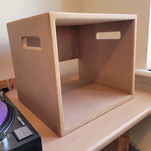 7&quot;/ 45&#39;s singles.. & LP /&#39;12&quot; Record Box Cases - VINYL Record Cubes..  With or Without Handles. Storage Cases.