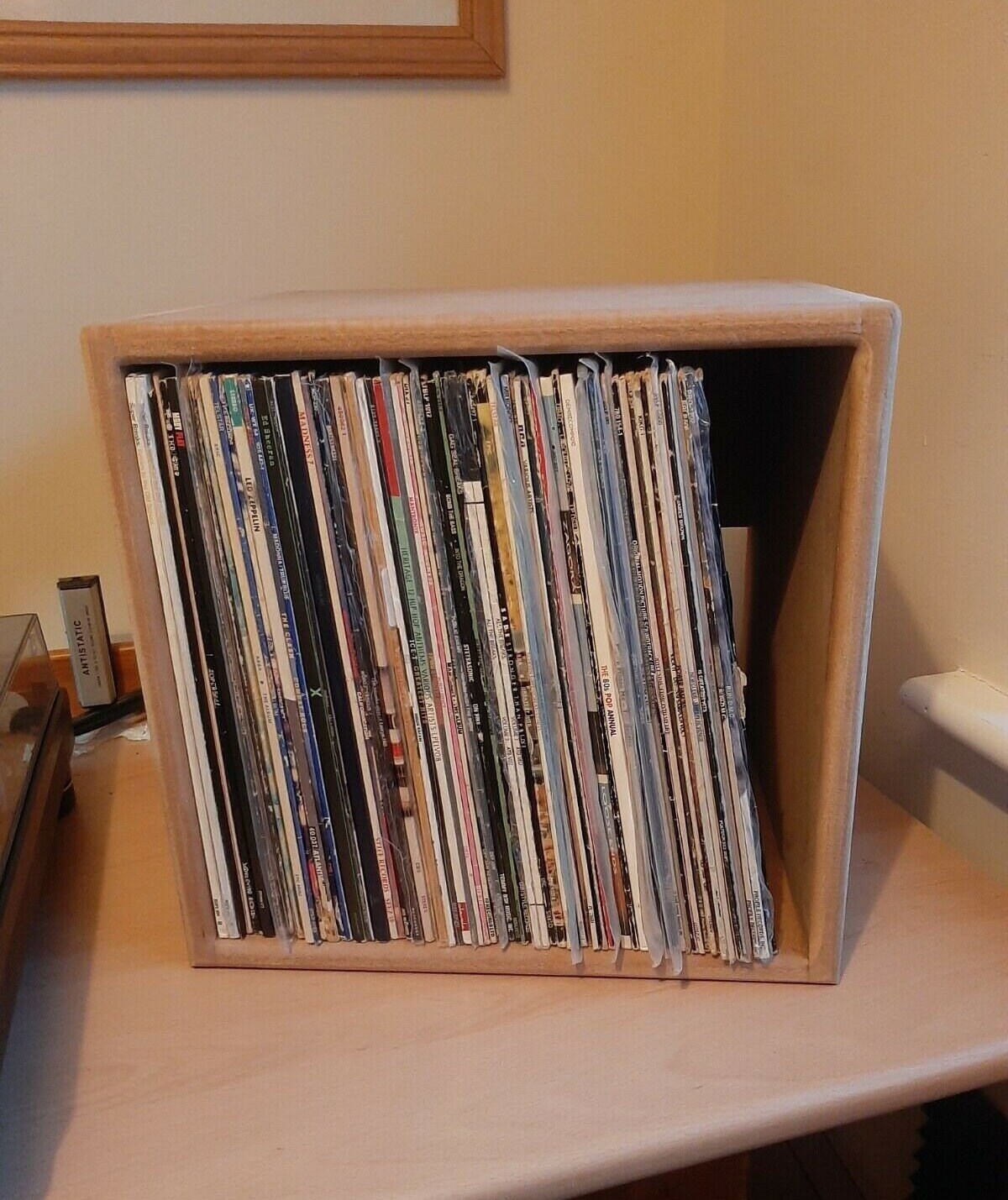 Record Box - Vinyl Record Storage - 12" Schallplatten Aufbewahrung  50 Dark Grey 765219