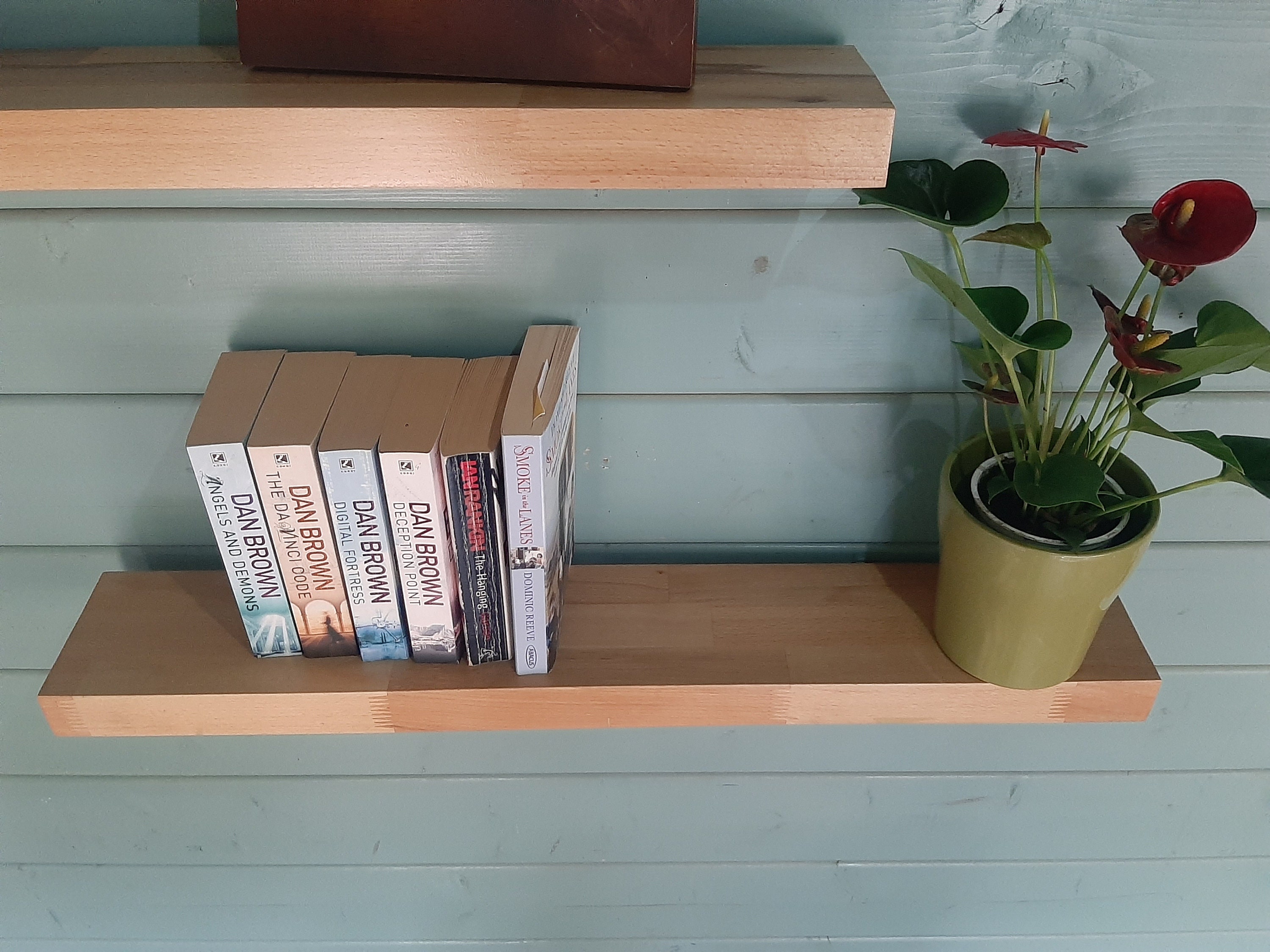 FLOATING SHELVES BEECHWOOD Chunky Thick Beech Block Shelving.. - Etsy