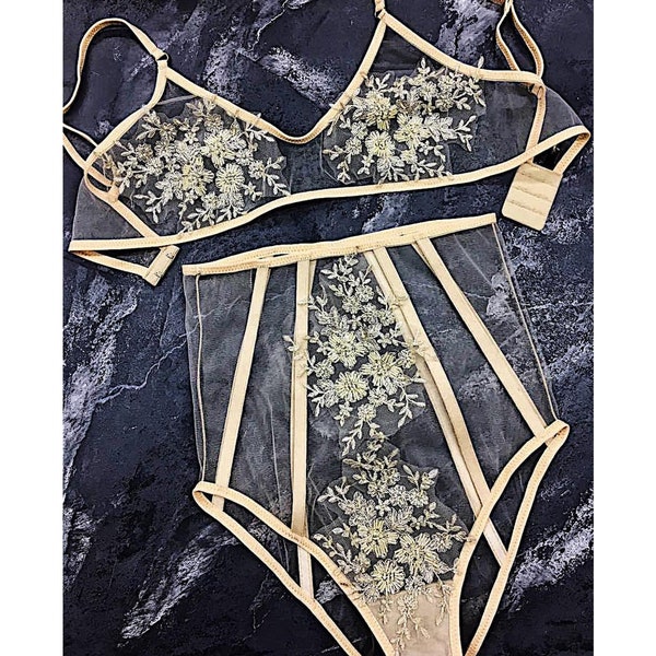 High Waisted Sheer Panties - Etsy