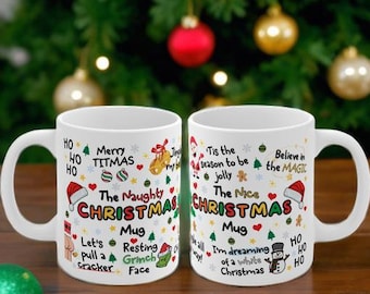 The Christmas Mug | Christmas Gift, Gift for Her/Him | Secret Santa Gift | Stocking Filler | Cup Mug Tea Coffee Gift