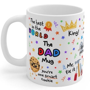 The Dad Mug | Gift For Father, Dad, Daddy, Birthday Gift | Fathers Day | Gift for Dad, Mug Gift | Christmas Gift