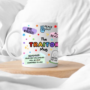 Traitor Mug | Leaving Gift, Funny Gift | New Job | Promotion, Goodbye, Leaving Gift | Friend Cup Mug Gift |  New Job Leaving Gift