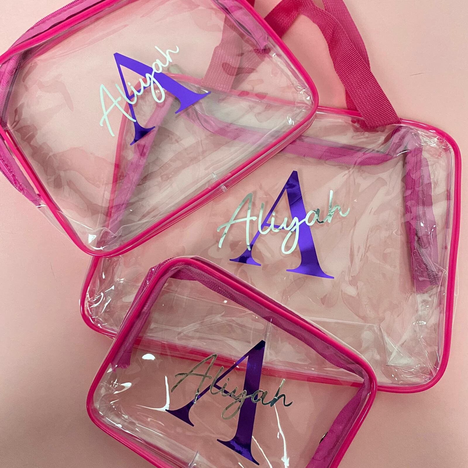 Personalised Cosmetic Travel Bags Christmas Gift Make up Etsy UK