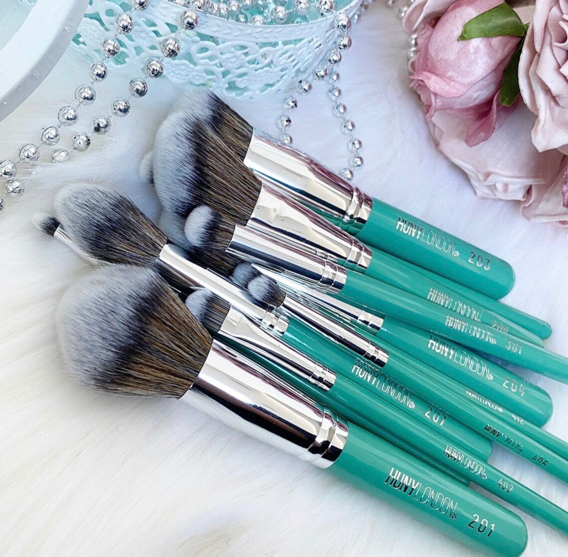 Professional Kabuki Makeup Brush Set Tool Foundation Powder Etsy