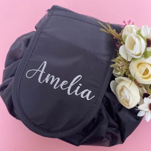 Cosmetic Make Up Bag  | Personalised Travel Cosmetic Bag | Beauty Organiser | Trendy Toiletry Bag | Unique Gift for Her, Christmas Gift