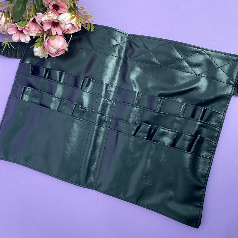 Makeup Brush Belt Holder Case Bag 22 Pockets Professional Etsy