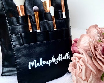 makeup brush belt bolsa