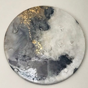 31” Art Resin Lazy Susan turnable