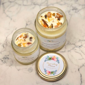 Winter Spices Soy Wax Candle | Clean Scent | Aromatherapy Candle | Crystals | No Artificial Fragrances | Hand Poured | Christmas Gift
