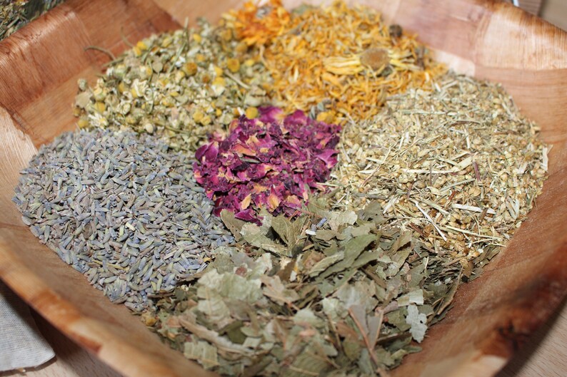 Organic Postpartum Healing Herbs Sitz Bath Herbal Bath Tea Etsy UK