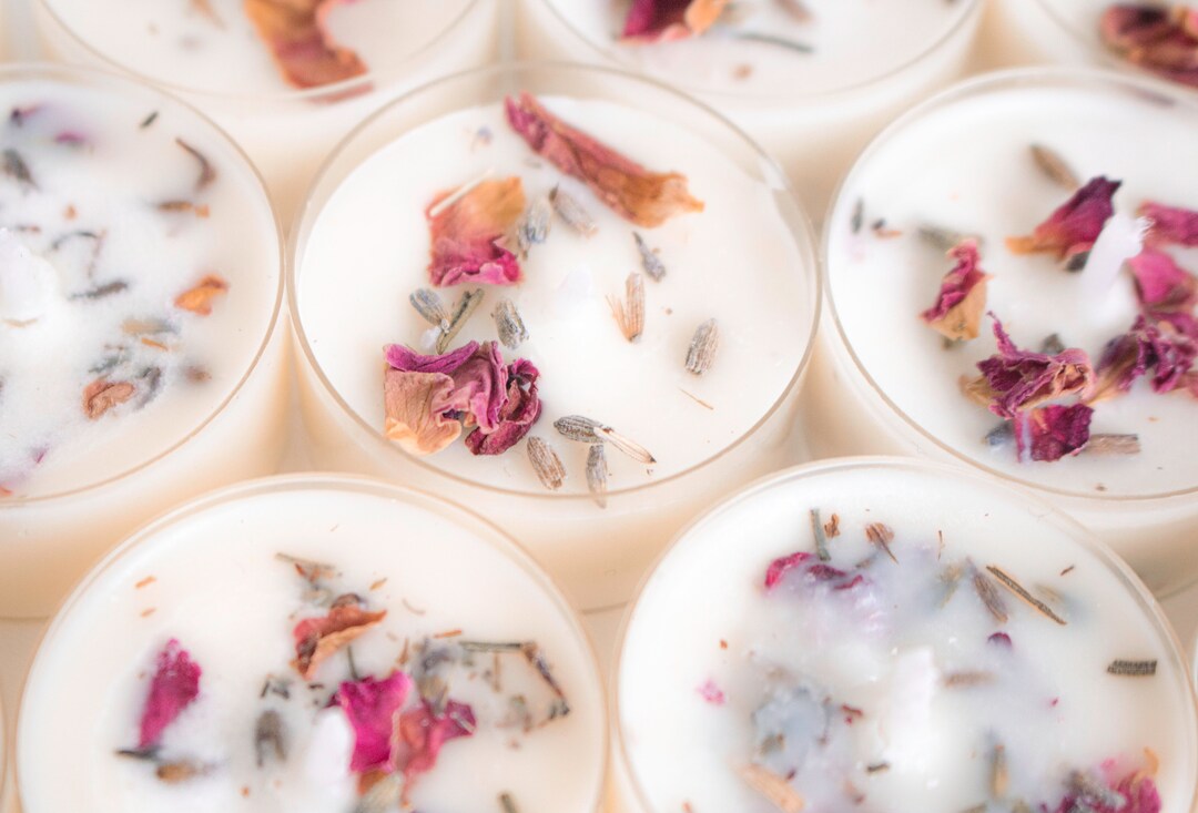 Deluxe Soy Wax Tea Lights 100 Natural Tea Lights Handmade Tea Lights