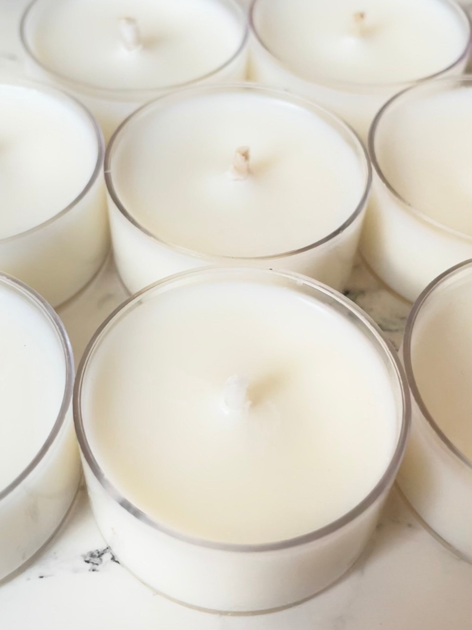 Deluxe Soy Wax Tea Lights 100 Natural Tea Lights Handmade Etsy UK