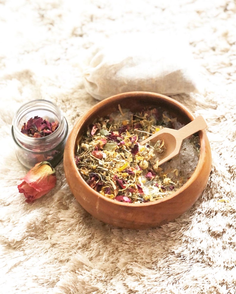 Organic Postpartum Healing Herbs Sitz Bath Herbal Bath Tea Etsy UK