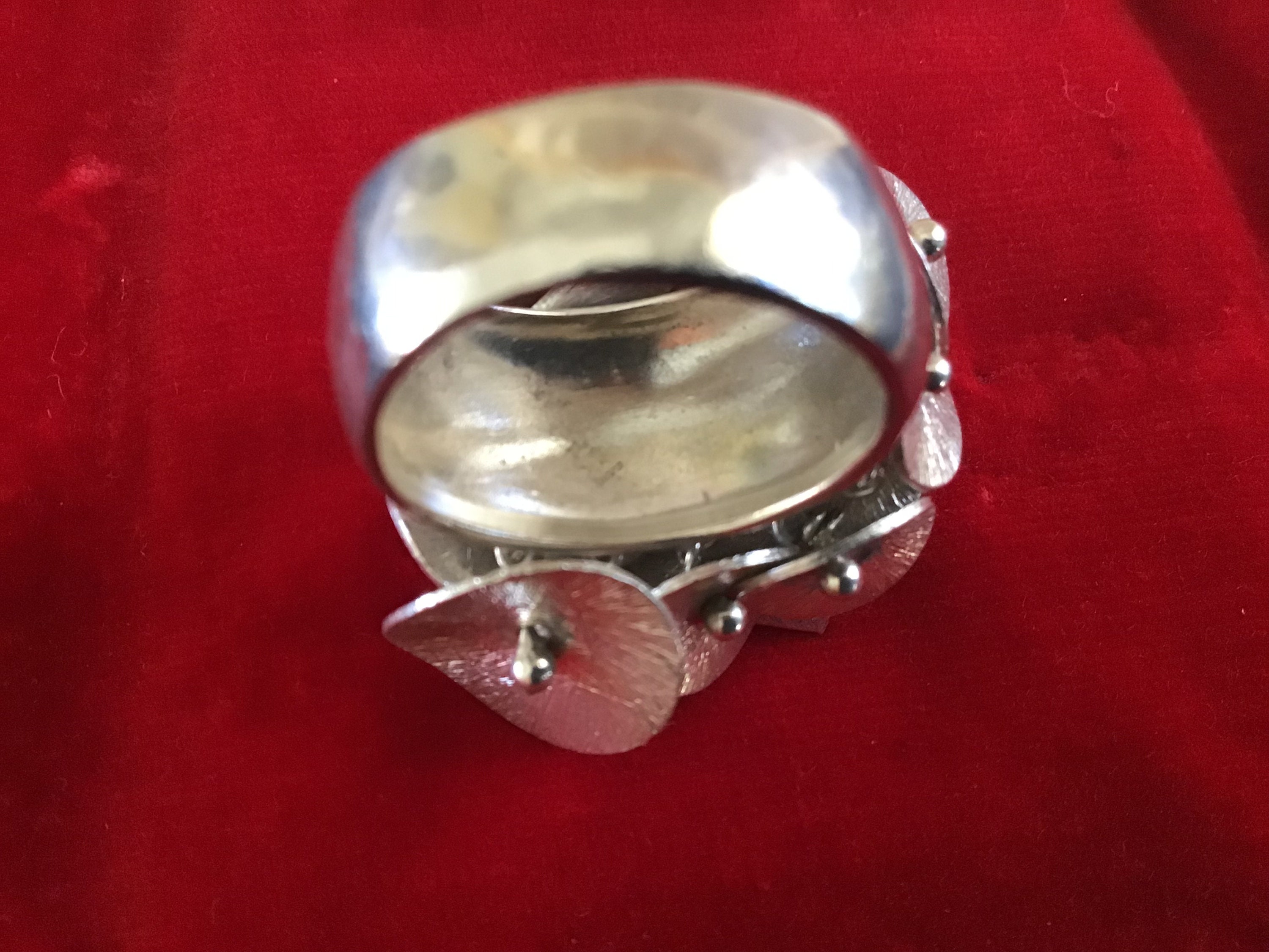 Vintage 70s Sterling Silver Ring. Womans Sterling Ring. Mega - Etsy Norway