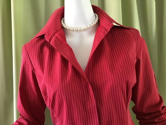 Vintage 80’s England Blouse. Woman’s Daily Blouse.
