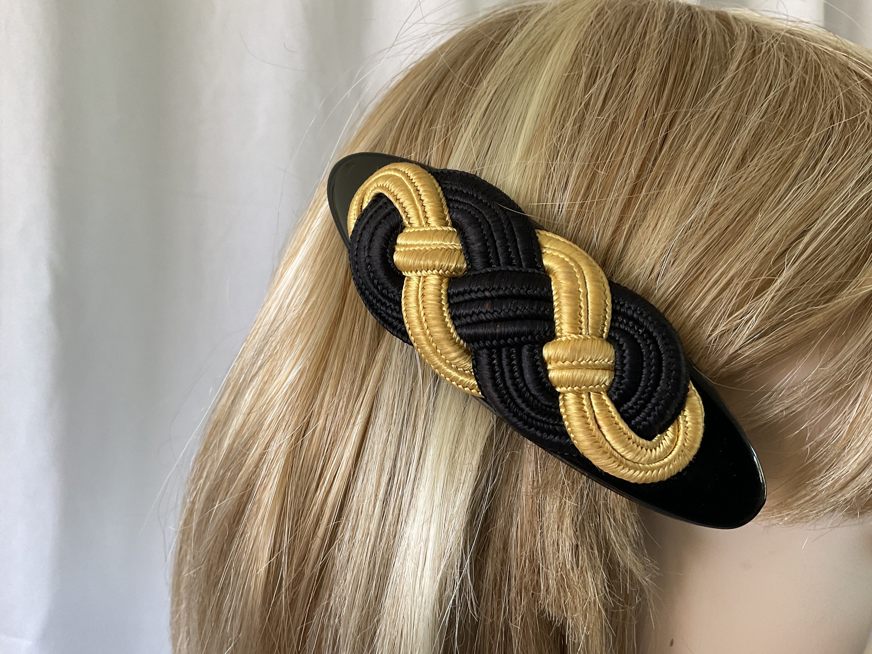 ?French Vtg Lucite hair clip Amazon.com : 12pcs Retro Acrylic Hair Barrettes Automatic  main image 3