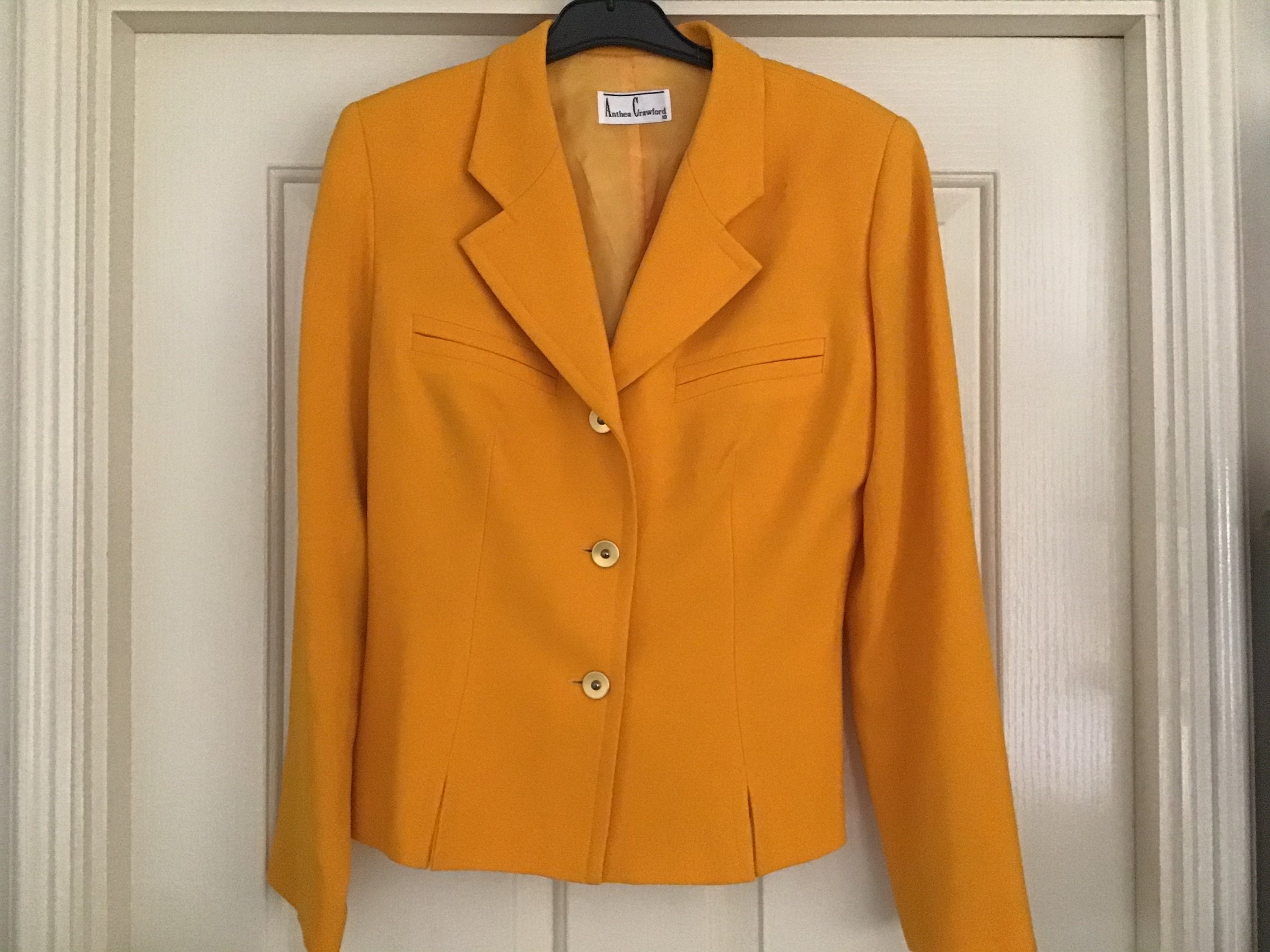 80’s Tweed Cropped Brown Plaid Jacket S/m by Limited Editions main image 0