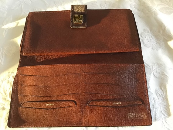 Vintage 70’s Luxury in Leather Wallet. Italy Leat… - image 5