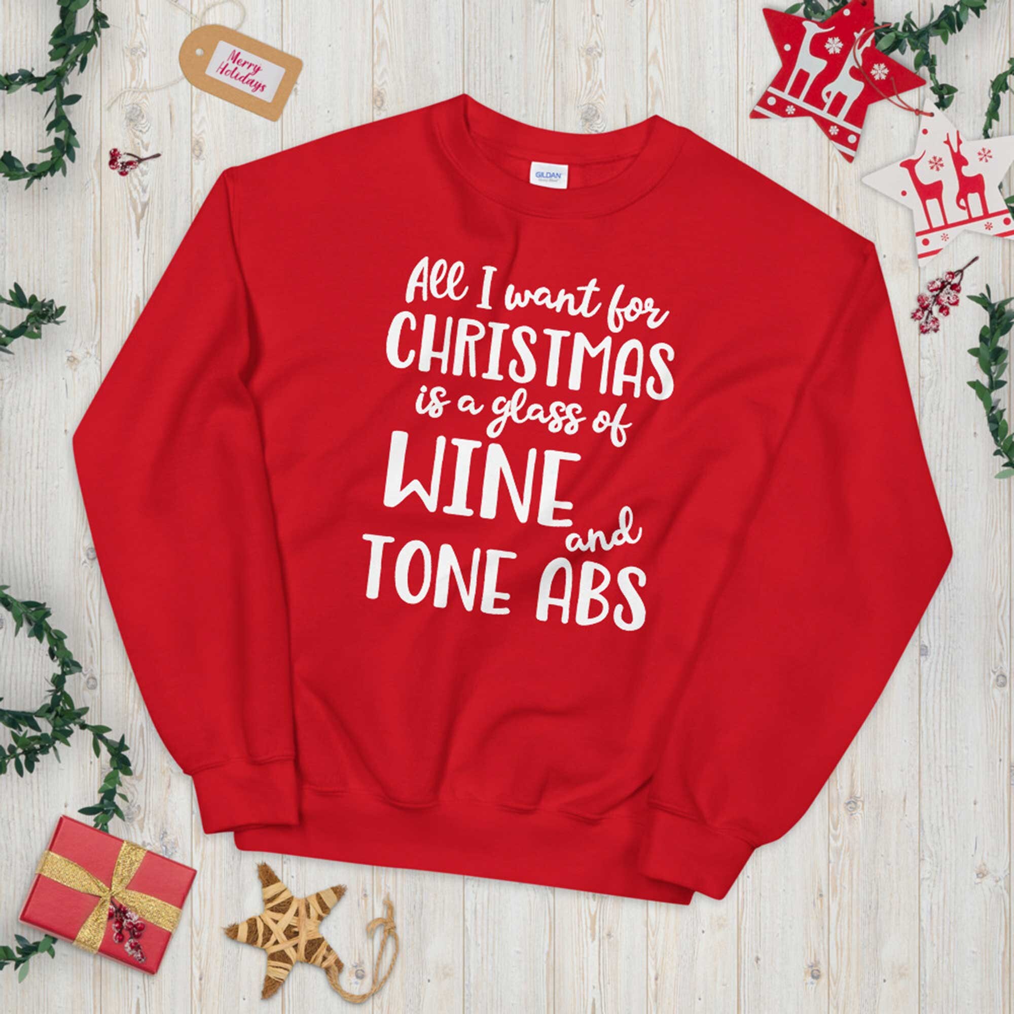 Funny Christmas Sweater Xmas Sweater All I Want for Etsy