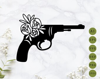 Free Free 62 Flower Gun Svg SVG PNG EPS DXF File
