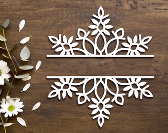 Download Snowflake Border Svg Etsy
