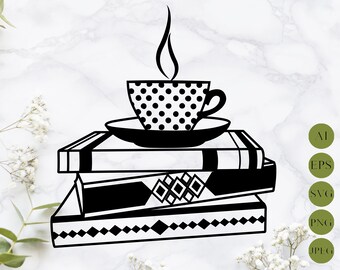 Open Book Silhouette Etsy