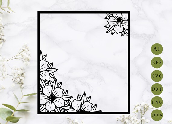 Free Free 312 Square Flower Border Svg SVG PNG EPS DXF File