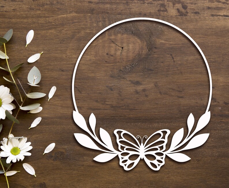 Free Free 184 Butterfly Wreath Svg SVG PNG EPS DXF File