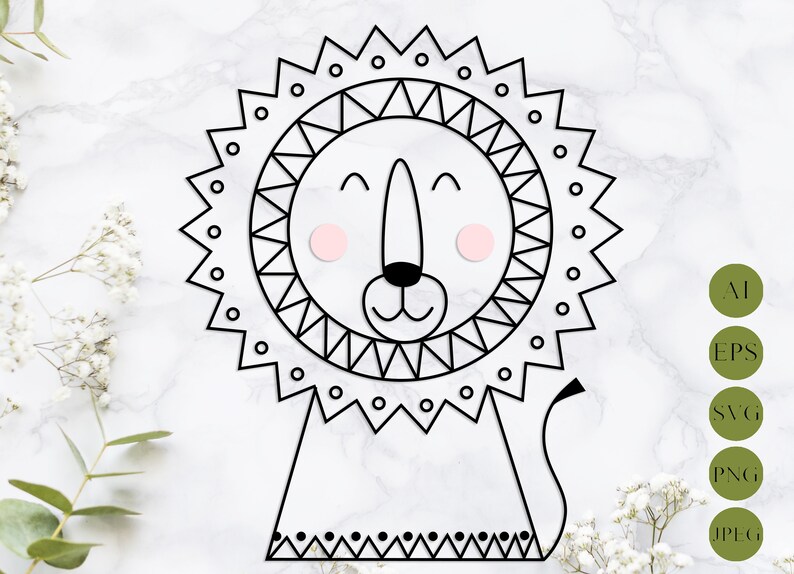 Free Free 201 Cute Lion Silhouette Svg SVG PNG EPS DXF File