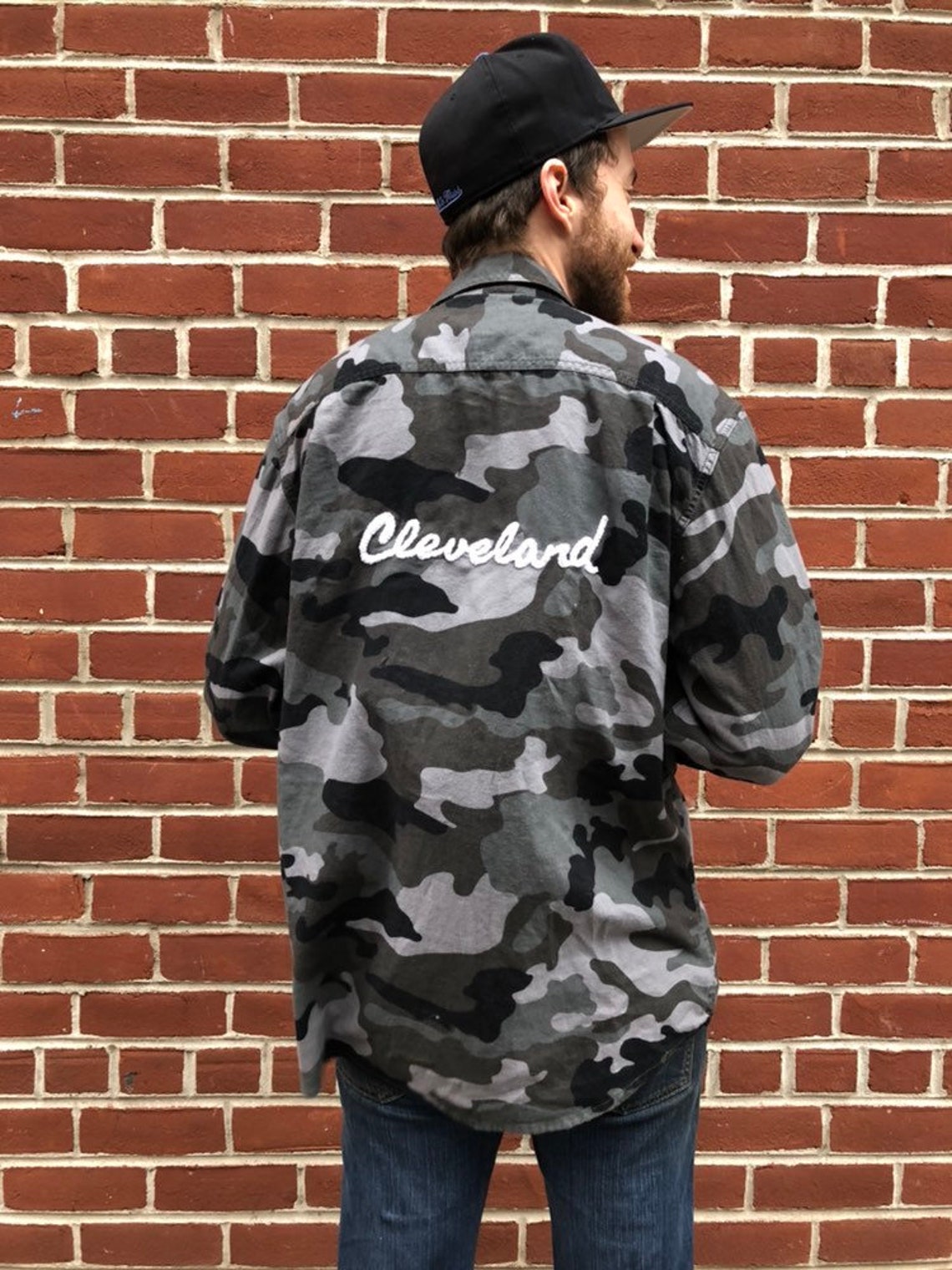 Cleveland Camouflage Flannel - Etsy