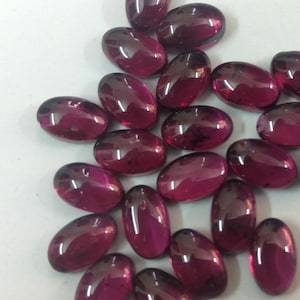 7x9 MM Natural Rhodolite Garnet oval cabochon Gemstone- AAA Quality- Rhodolite Garnet loose