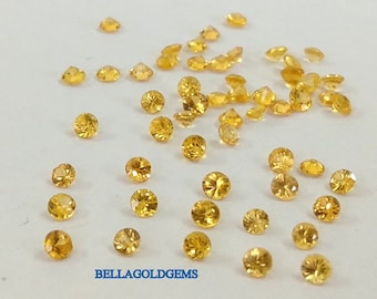 20 Saphirs Naturels De Ceylan Taillés - Certifiés GIR, Multicolores, 5 Mm, Non Traités