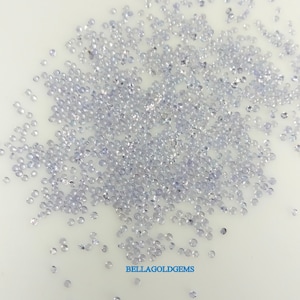 1mm Natural Tanzanite Round Faceted Loose Gemstone
