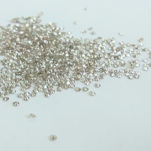 1MM Natural Loose Diamond Round  Light Brown Color Purity-VS-SI(We Mostly Provide VS 1-2)