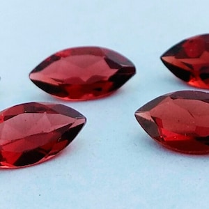 4x8mm  Garnet Marquise Gemstone | Faceted Garnet Gemstone | Loose Gemstones |4x8mm Marquise Garnet | Garnet Loose Gems