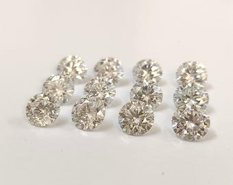 10MM Moissanite Round Brilliant Cut Gemstones- Loose White Moissanite Gemstone G+ Color VS+ Purity
