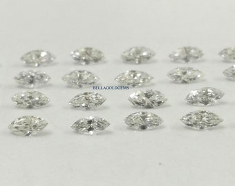 1.5x3 MM  Natural White Marquise E-F Color - VS Purity White Diamond  Loose