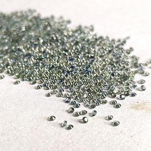 1.50 MM Natural Blue Green Teal Sapphire Loose Gemstone Round Brilliant Cut