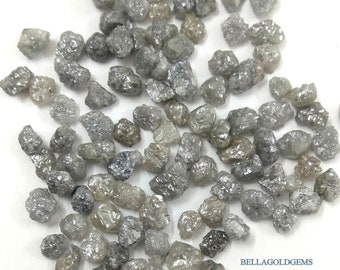Diamante en bruto natural: piedra preciosa suelta irregular (5-6 mm)