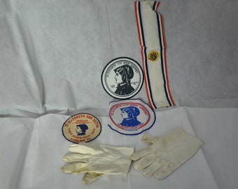 2 KNIGHTS OF COLUMBUS 4th Degree Patches 4/" H K of C