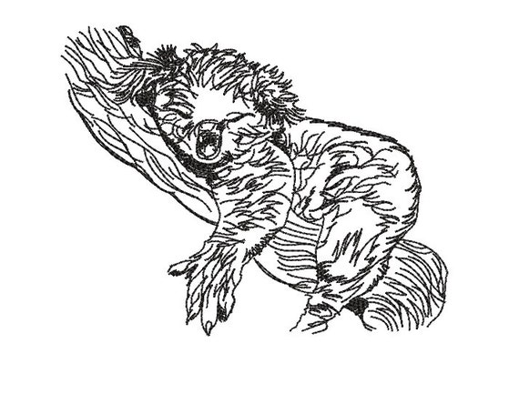 Greyhound Dog Redwork Sketch Machine Embroidery Design 5 Sizes Instant  Download 