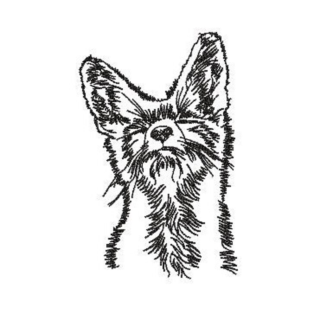 Greyhound Dog Redwork Sketch Machine Embroidery Design 5 Sizes Instant  Download 