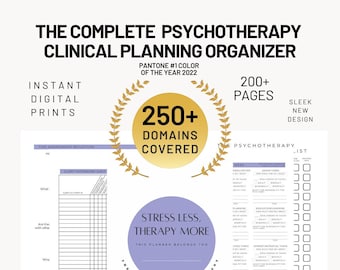 PSYCHOTHERAPIST PLANNER PRINTABLES deluxe set! Additional pages you didn’t know you needed! build your own planner w digital prints purple