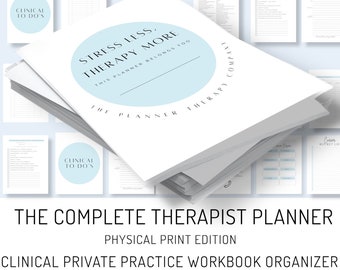 therapist planner. planning worksheets. PSYCHOTHERAPIST PLANNER WORKSHEET deluxe set! physical edition of therapist planner 2023 [undated]