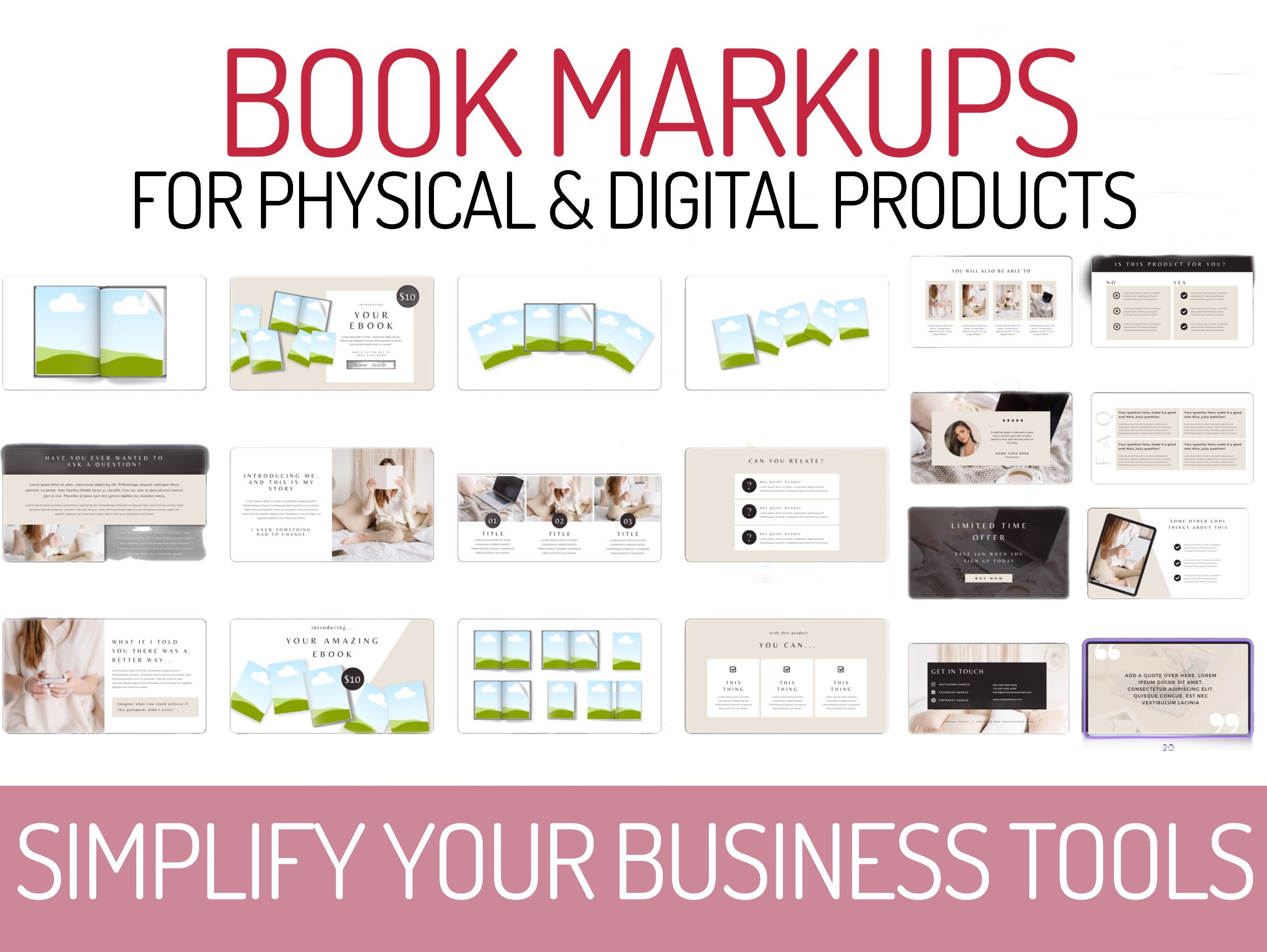 Etsy Product Template, Amazon Book Template, Amazon Kdp Template, Print